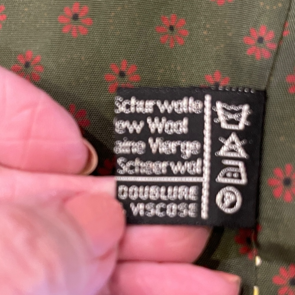 Vintage Erzherzog Johann Loden Green Wool Embroidered Blazer Size 38 (Small) - Picture 5 of 16